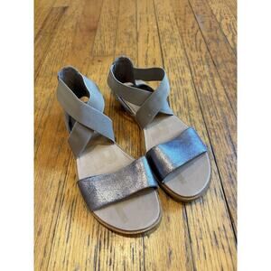Sorel Ella Sandal Shoes Womens Size 8 Criss Cross Strap Flats 1943791240